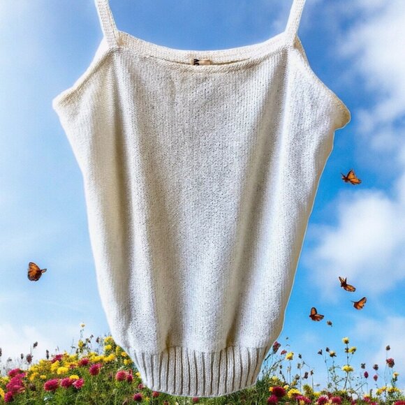 Dr. Haider-Petkov Luxury Vienna Vtg Knit Sleeveless Cami Tank Top - Picture 11 of 11